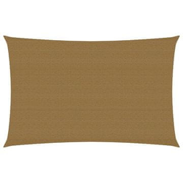 Vidaxl Jedro za sjenu, 160 g/m², taupe, 2,5 x 4,5 m, HDPE