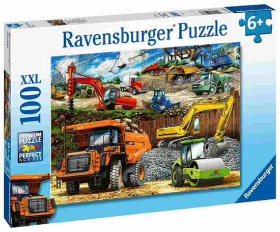 Ravensburger slagalica Građevinska vozila, 100 komada