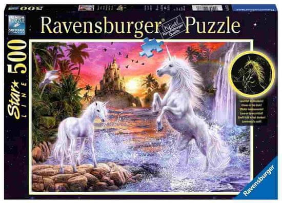 Ravensburger slagalica Jednorozi na rijeci, 500 dijela (14873)