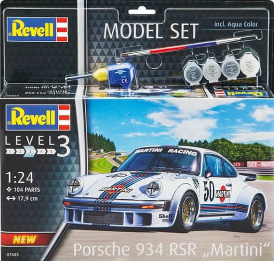 Revell 934 RSR "Martini" model automobila, montažni set, 1:24