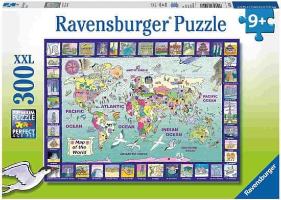 Ravensburger slagalica Pogled na kartu, 300 komada