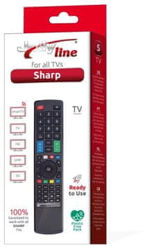 Jollyline Daljinski upravljač za SHARP televizore