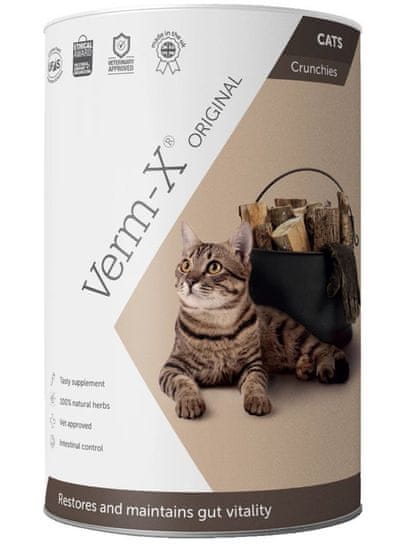 Verm-X prirodne granule protiv crijevnih nametnika za mačke, 60 g