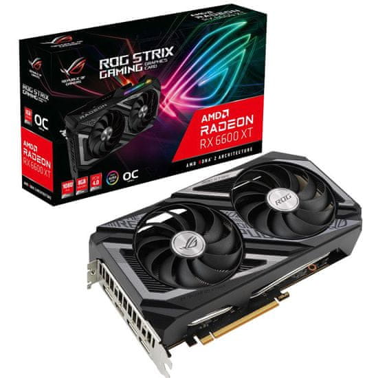 ASUS ROG Strix Radeon RX 6600 XT OC grafička kartica, 8 GB GDDR6 (90YV0GN0-M0NA00)