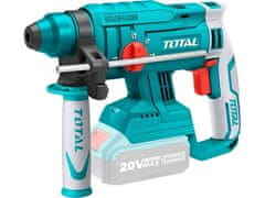 Total Dlijeto i čekić za bušenje TRHLI2201 Akumulatorska bušilica i dlijeto, SDS Plus, bez četkica, 20V Li-ion, 2000mAh, 1,5J, industrijska