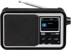 7F96R prijenosni digitalni radio, Bluetooth, crna