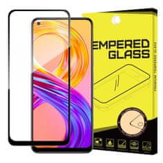MG Full Glue Super Tough zaštitno staklo za Realme 8 / 8 Pro, crno