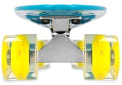 Spokey Fish Penny board s osvijetljenim LED kotačima, plavi