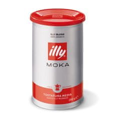 illy kava Moka Soft Can - Crvena, mljevena, s kofeinom, 200 g