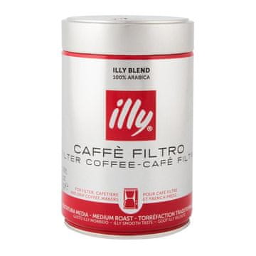 illy kava Crvena, mljevena, kofeinska, 250 g
