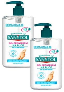 SANYTOL Sensitive dezinfekcijski gel, 2x 250 ml