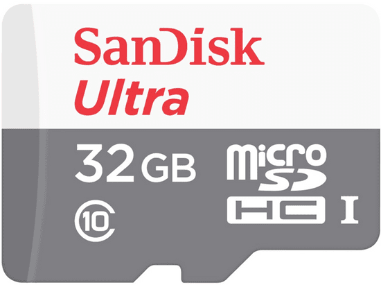 SanDisk Ultra MicroSDXC memorijska kartica, 32 GB, UHS-I + SD adapter