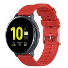 BStrap Silicone Rain remen za Huawei Watch GT2 42mm, red