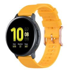 BStrap Silicone Rain remen za Garmin Vivoactive 3, yellow