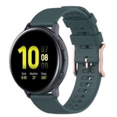 BStrap Silicone Rain remen za Garmin Vivoactive 4, dark green