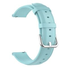 BStrap Leather Lux remen za Garmin Vivoactive 4, light blue