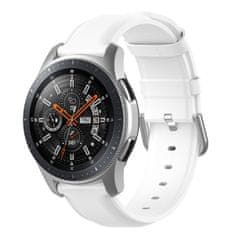 BStrap Leather Lux remen za Samsung Gear S3, white