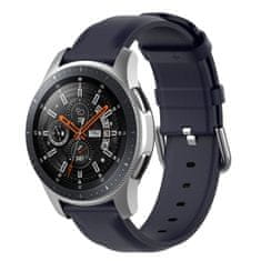 BStrap Leather Lux remen za Huawei Watch GT 42mm, zavy blue