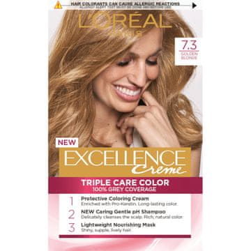 Loreal Paris boja za kosu Excellence, 7.3 Blond Dore