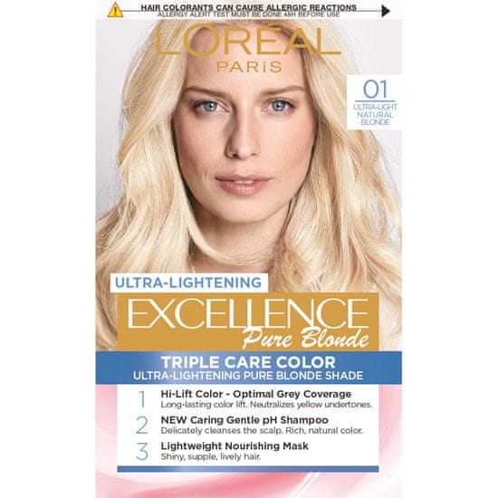 Loreal Paris boja za kosu Excellence, 01 Ultra-Light Natural Blonde