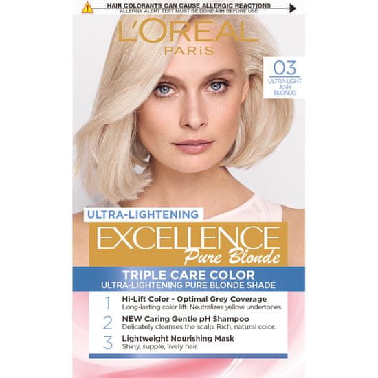 Loreal Paris boja za kosu Excellence, 03 Pure Blonde