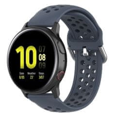 BStrap Silicone Dots remen za Garmin Vivoactive 4, dark gray