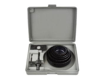 GEKO Set krunske pile za gips ploče i drvo 19-64mm