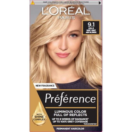 Loreal Paris boja za kosu Préférence, 9.1 Oslo