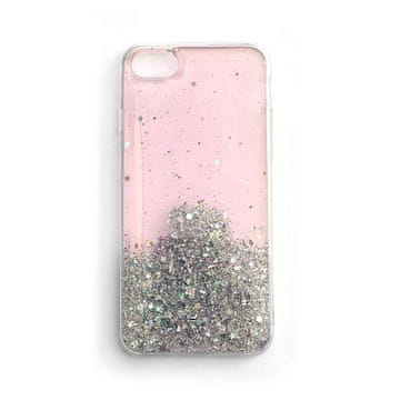 WOZINSKY Sjajna maskica sa šljokicama za Samsung Galaxy S21+ 5G Star Glitter roza