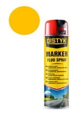 DISTYK Marker Fluo Spray 500 ml NARANČASTA – jarka sprej-boja za označavanje i geodetske radove
