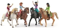 Schleich 42539 lutka crvenokosa Hannah s fleksibilnim zglobovima, jaše