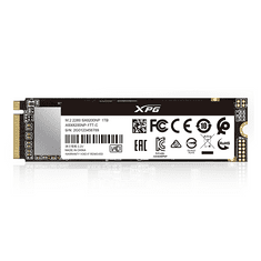 AData XPG SX8200 Pro SSD, 1 TB, M.2, Gen3x4, 3D TLC NAND (ASX8200PNP-1TT-C)