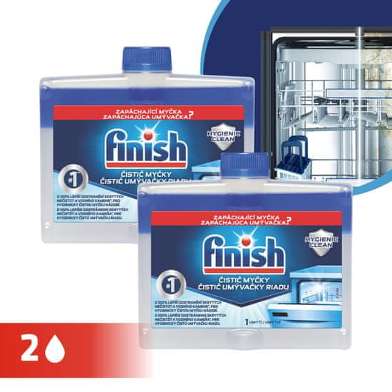Finish sredstvo za čišćenje perilice posuđa Dual Action 2x250 ml