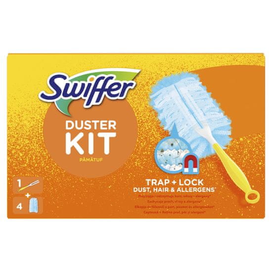 Swiffer komplet,1 ručka + 4 sakupljača prašine