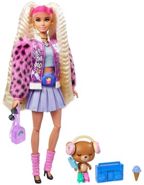 Mattel Barbie Extra plavuša u mini haljini