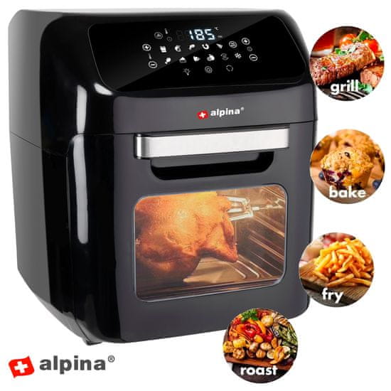 Alpina friteza na vrući zrak, 12 l, 1800 W