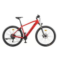 Econic One Smart Cross-Country pametni električni bicikl, XL, crvena