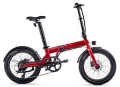 Eovolt Confort sklopivi električni bicikl, 20", crveni