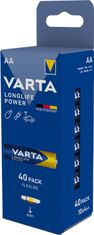 Varta 4906121154 Longlife Power AA Storagebox Foil baterije, 4×10