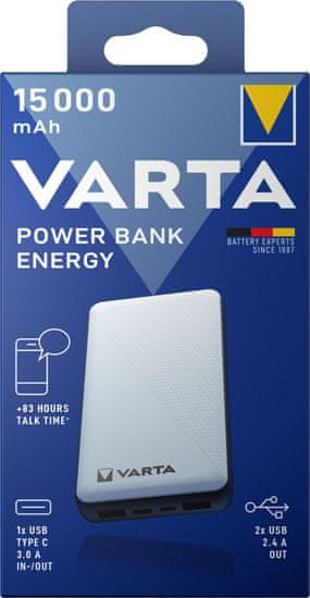 Varta Power Bank Energy 15000 (57977101111)