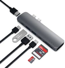 Satechi Pro hub, USB-C, 7 ulaza, Space Gray