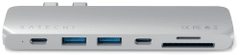 Satechi Pro hub, USB-C, 7 ulaza, srebrno