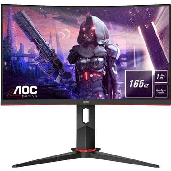 AOC C24G2U/BK FHD VA monitor, zakrivljnei
