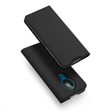 Dux Ducis Skin Pro preklopna kožna maska za Nokia 1.4, crno