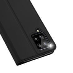 Dux Ducis Skin Pro preklopna kožna maska za Samsung Galaxy A22 4G, crno