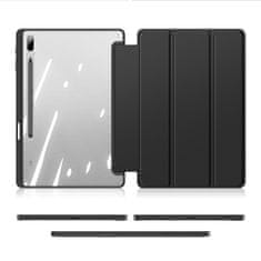 Dux Ducis Toby Series maska za Samsung Galaxy Tab S7 Plus / Tab S7 FE / Tab S8 Plus, crno