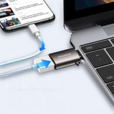 Joyroom OTG adapter USB 3.2 Gen 1 - USB-C M/F, crno
