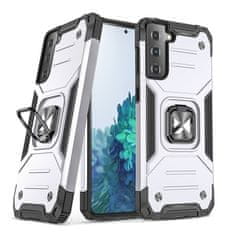 MG Ring Armor maska za Samsung Galaxy S21 Plus 5G, srebro