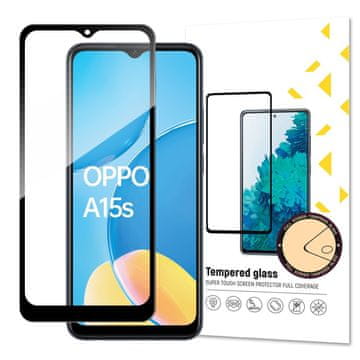 MG Full Glue Super Tough zaštitno staklo za Oppo A15s / A15, crno