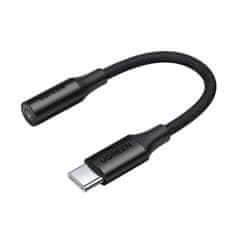Ugreen AV161 adapter 3.5 mm mini jack / USB-C, crno